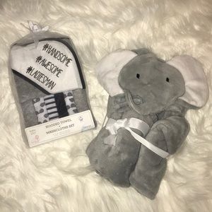 Hooded bath towel set hooded blanket